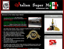 Tablet Screenshot of italiansupermarket.com